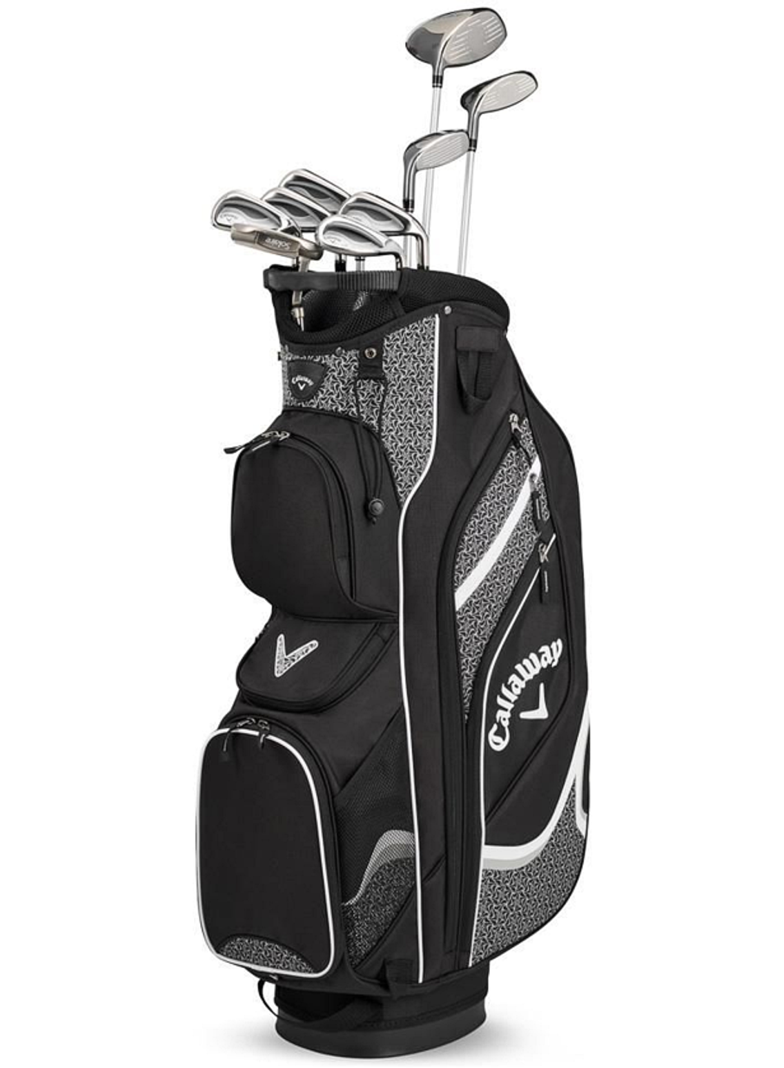 ★新品未使用★Callaway Solaire ゴルフバッグ　ブラック Callaway Solaire Complete Set, black/white