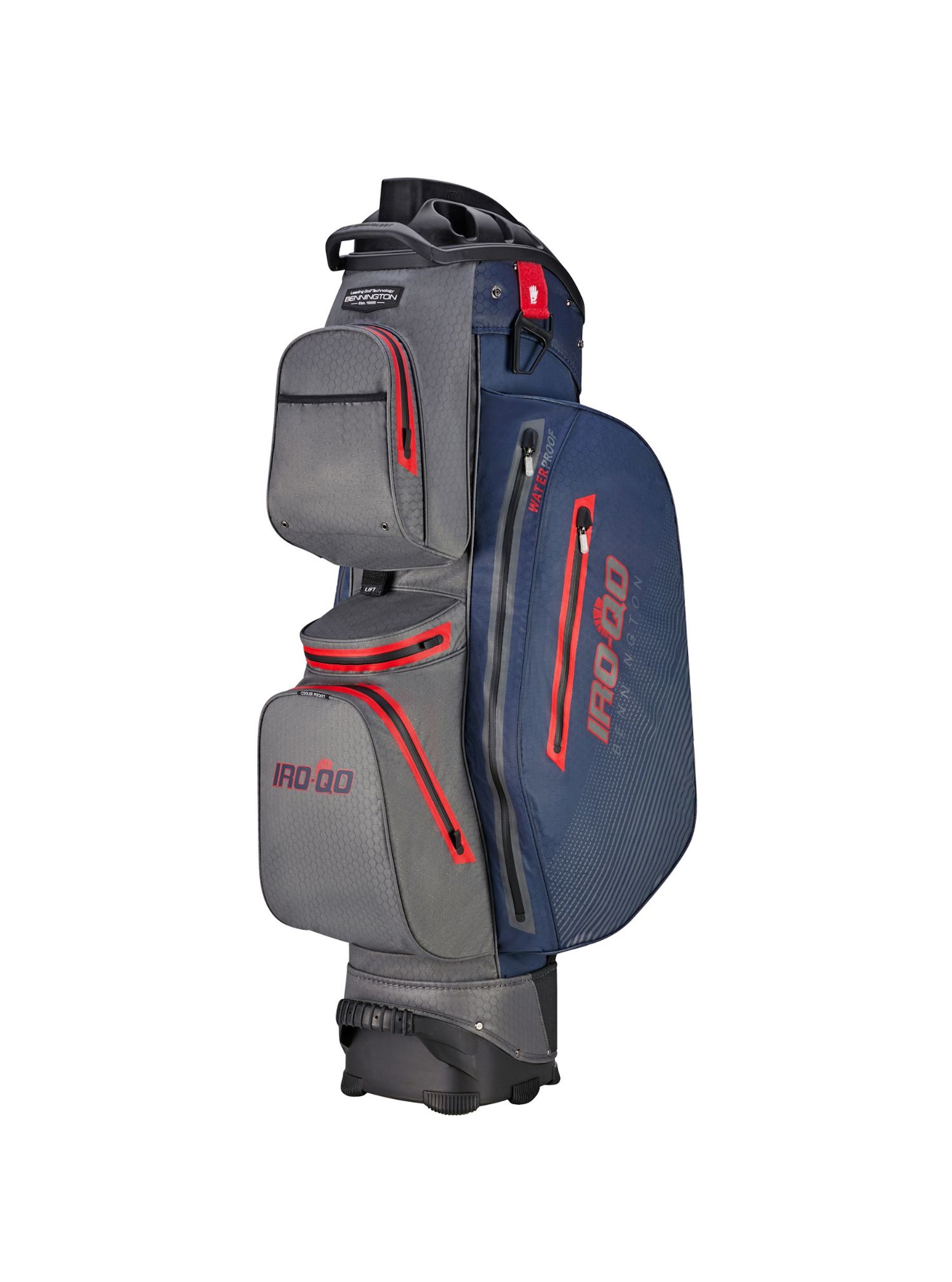 Bennington Organizer Cartbag IRO QO Waterproof navy grau rot