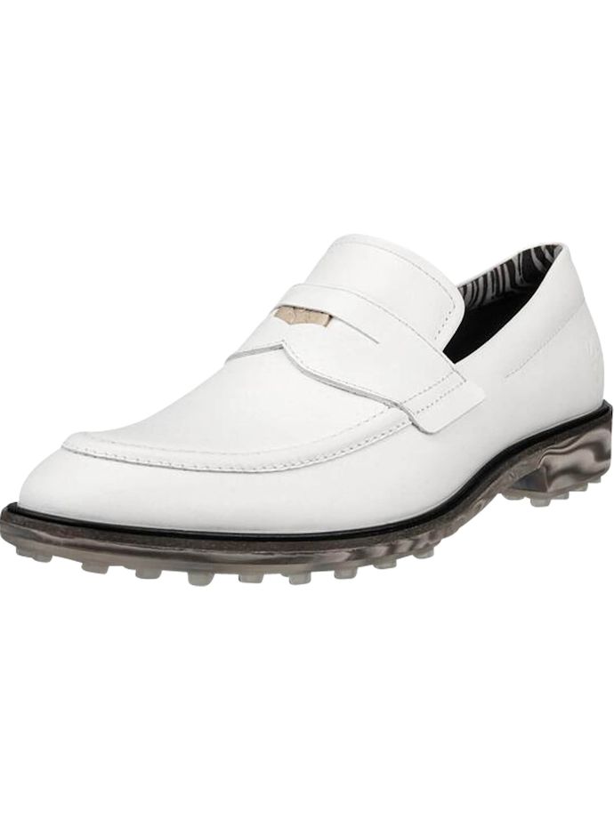 ecco Scarpe da golf Via del golf nero grigio