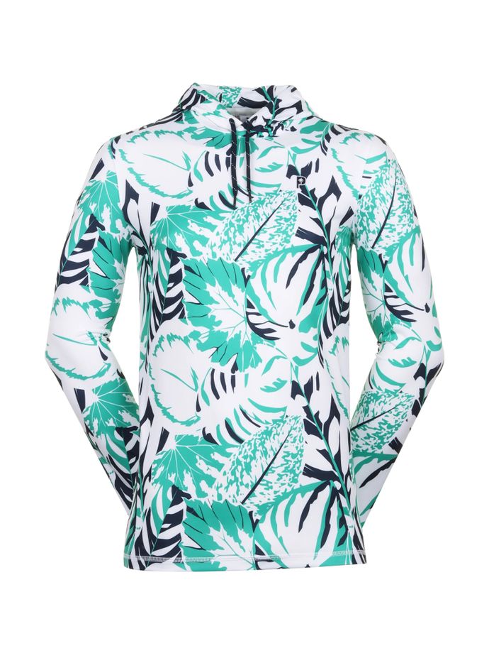 Puma Hoodie x PTC Palm Glitch, white/green