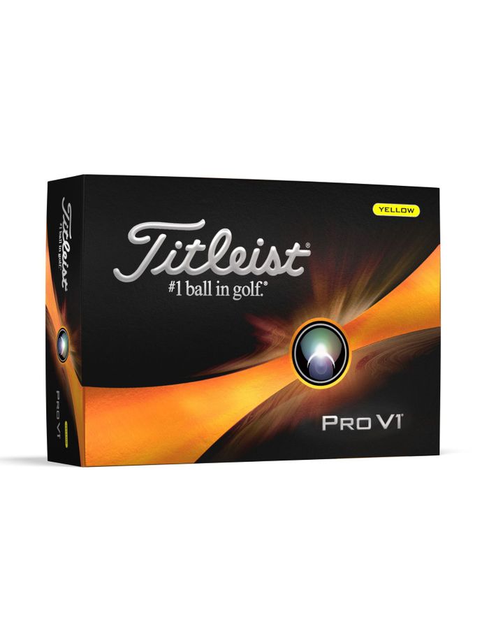 Titleist Pro V1 2023 Golfbollar - 12-pack, gul