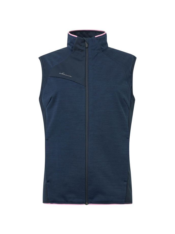 Abacus Ardfin softshell vest, marine/roze