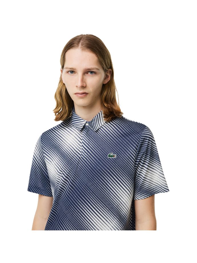 LACOSTE Polo , navy/white