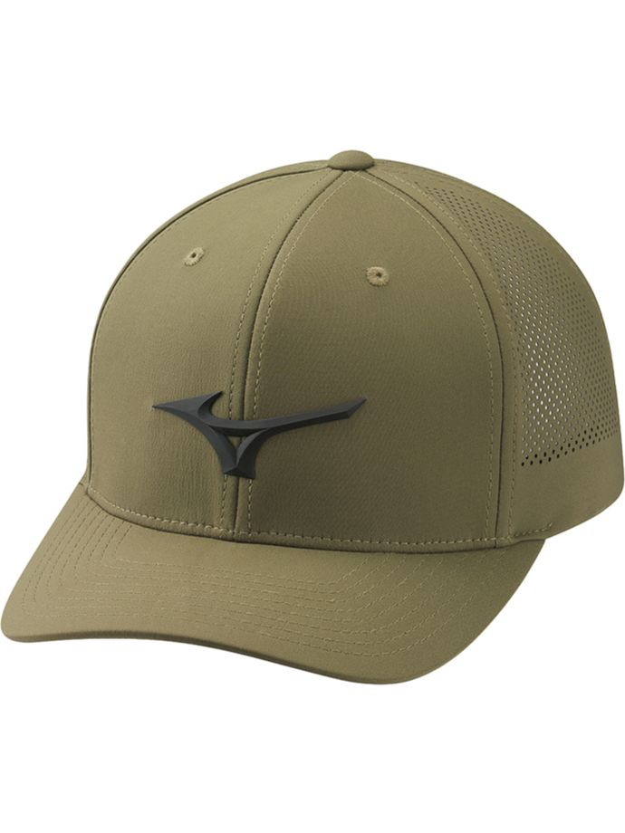 Mizuno Cap Tour Vent Justerbar, oliven