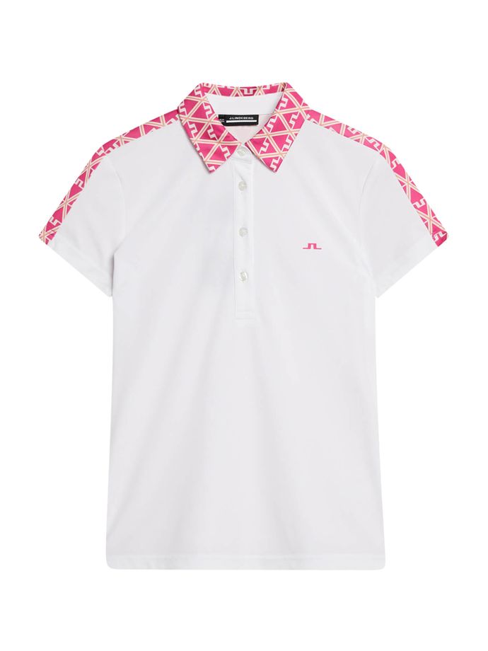 J. LINDEBERG Polo Cara, white