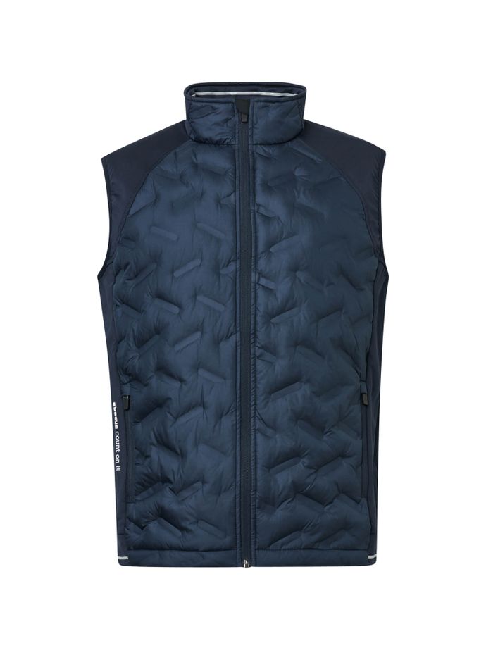 Abacus Weste Grove Hybrid, navy/hellgrau