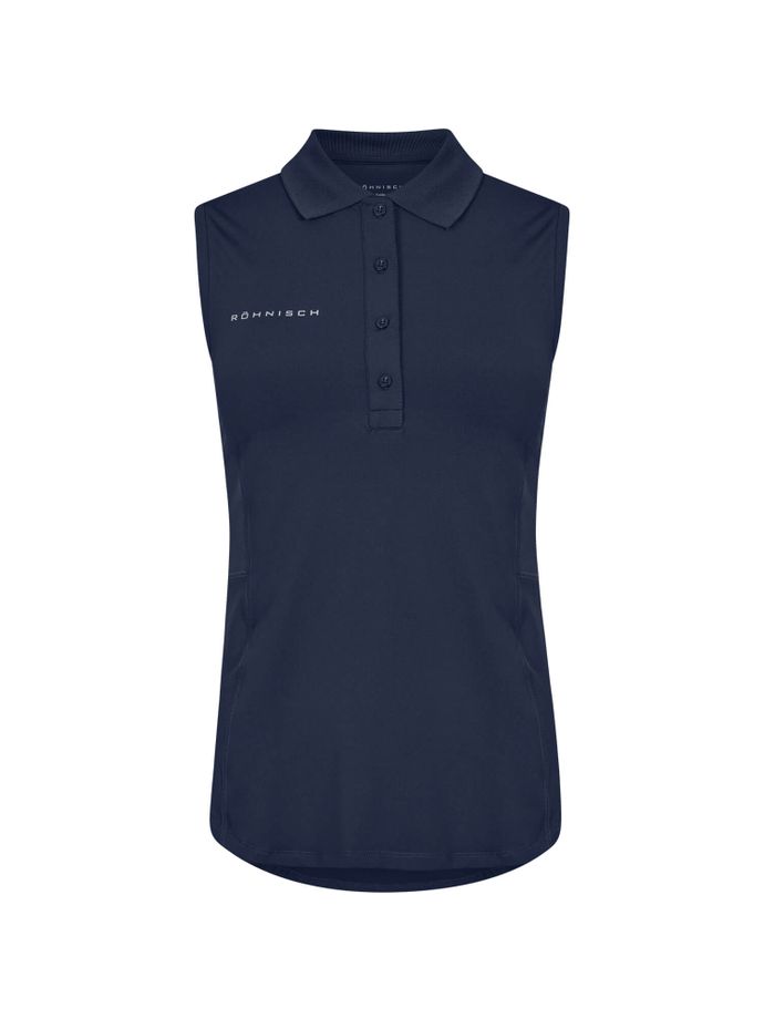 Röhnisch Polo Nicky sleeveless, navy