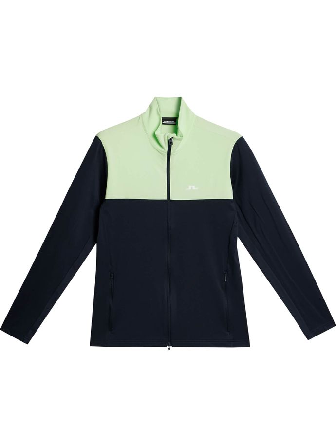 J. LINDEBERG Layer Banks Full-Zip, marine