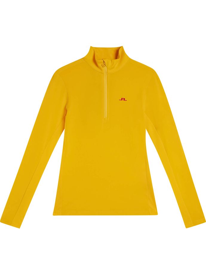 J. LINDEBERG Layer Lauryn 1/2 zip, pomarańczowy