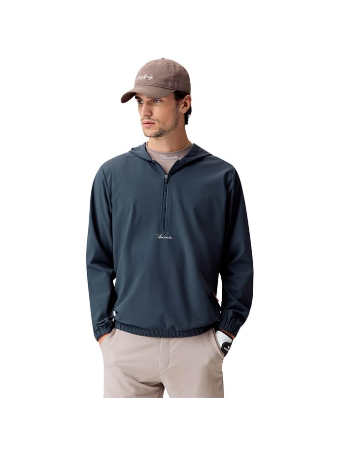 Macade Layer Wind 1/2-Zip, vert foncé