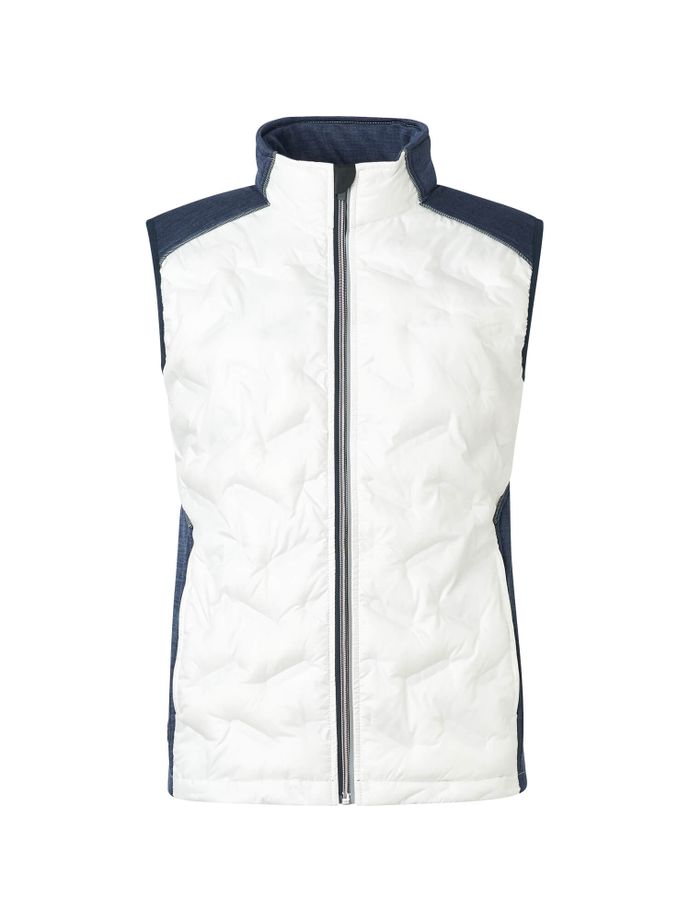 Abacus Gilet Elgin Hybrid, bianco/navy