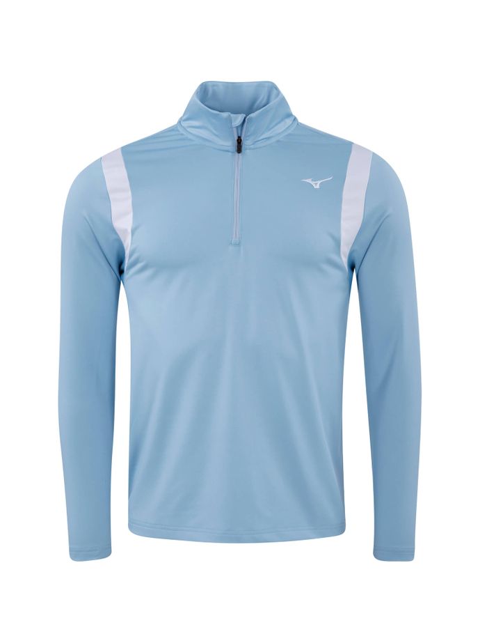 Mizuno Layer Breeze Elite 1/4-Zip, lyseblå