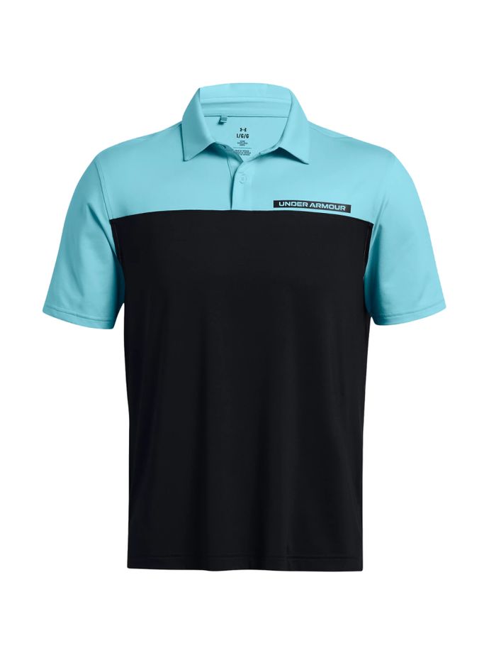 Under Armour Polo T2G Color Block, black/blue