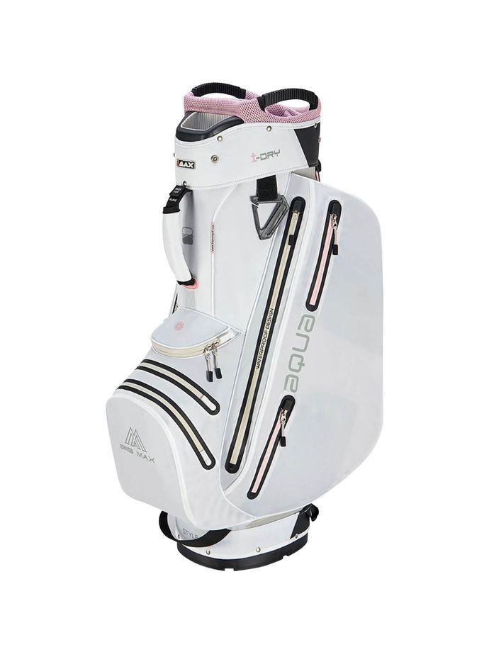 BIG MAX Cart Bag Aqua Style III, white/pink