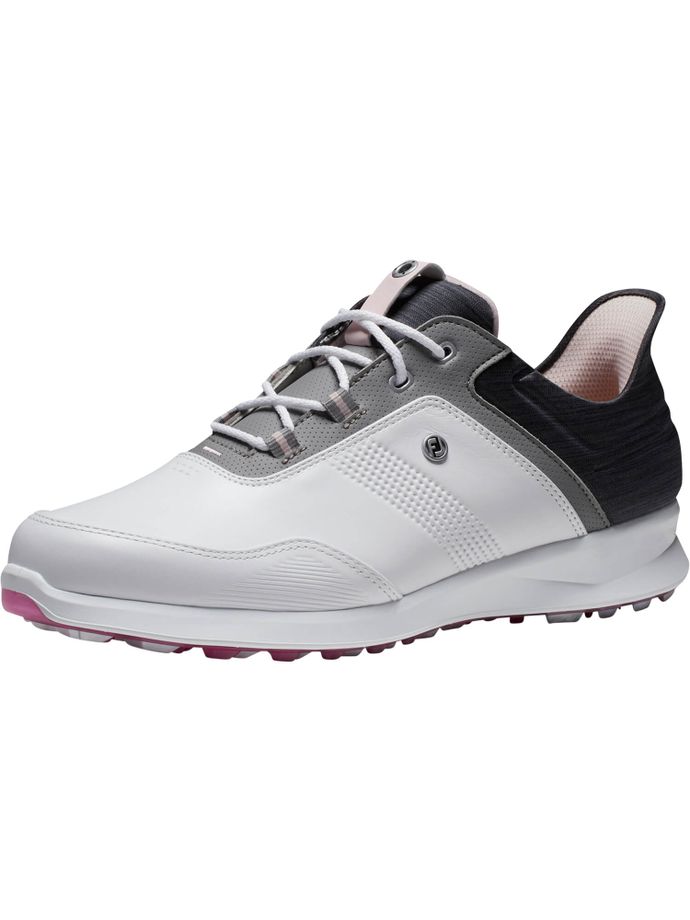 FootJoy Zapatos de golf Stratos, blanco/negro/rosa