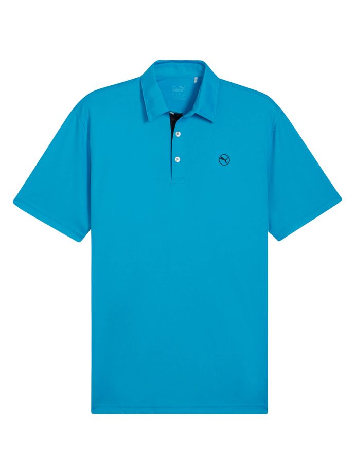 Puma Polo Pure Solid, hellblau