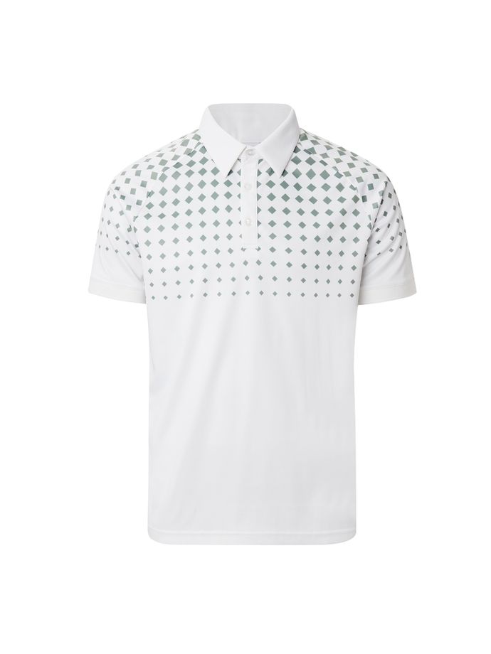 Cross Polo Fade, blanc/vert