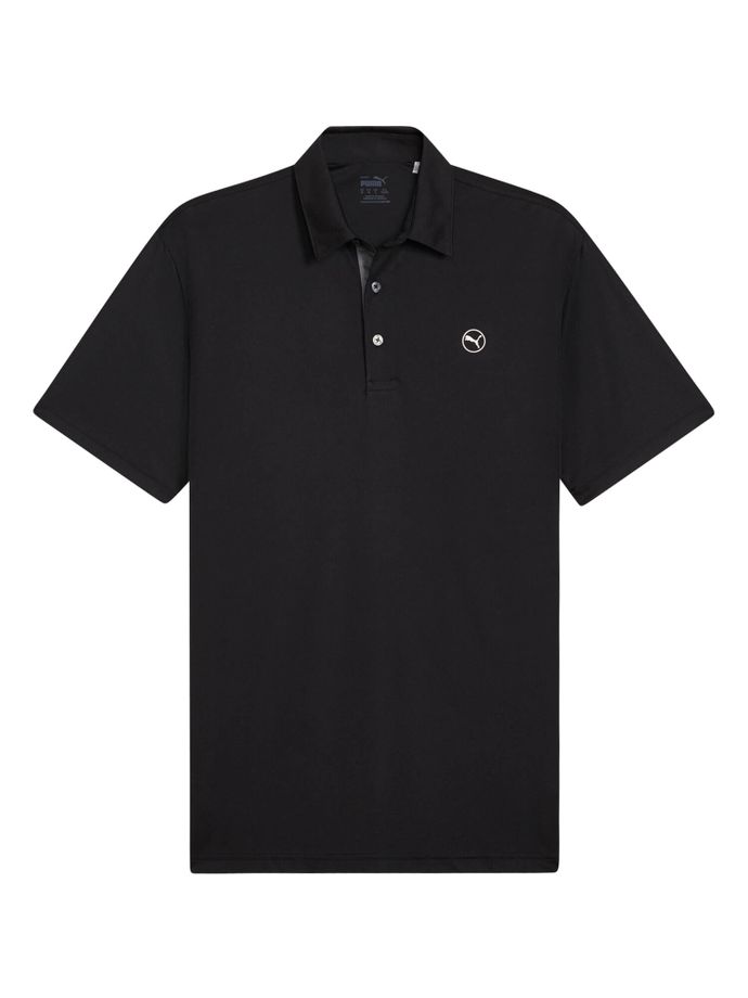 Puma Polo Pure Solid, schwarz