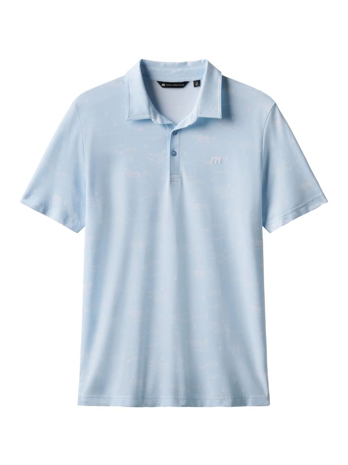 TRAVISMATHEW Polo Featherweight City, jasnoniebieski