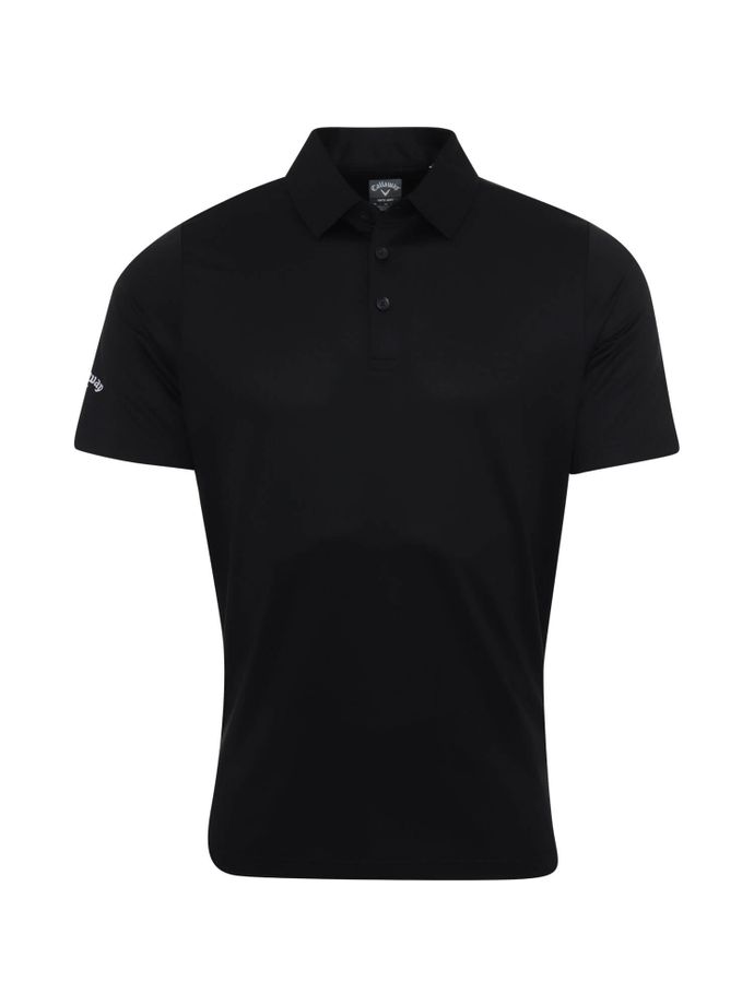 Callaway Polo Swing Tech Solid, manches courtes, noir