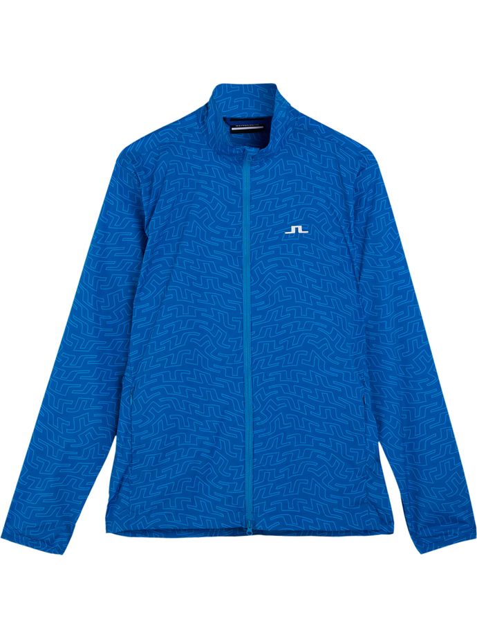 J. LINDEBERG Jacke Ash Light Packable Print, blu/azzurro