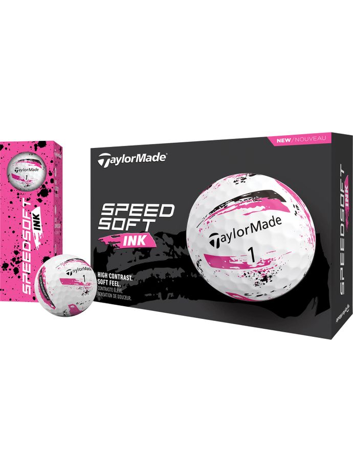 TaylorMade Speedsoft INK golfballen - 12 pak, roze