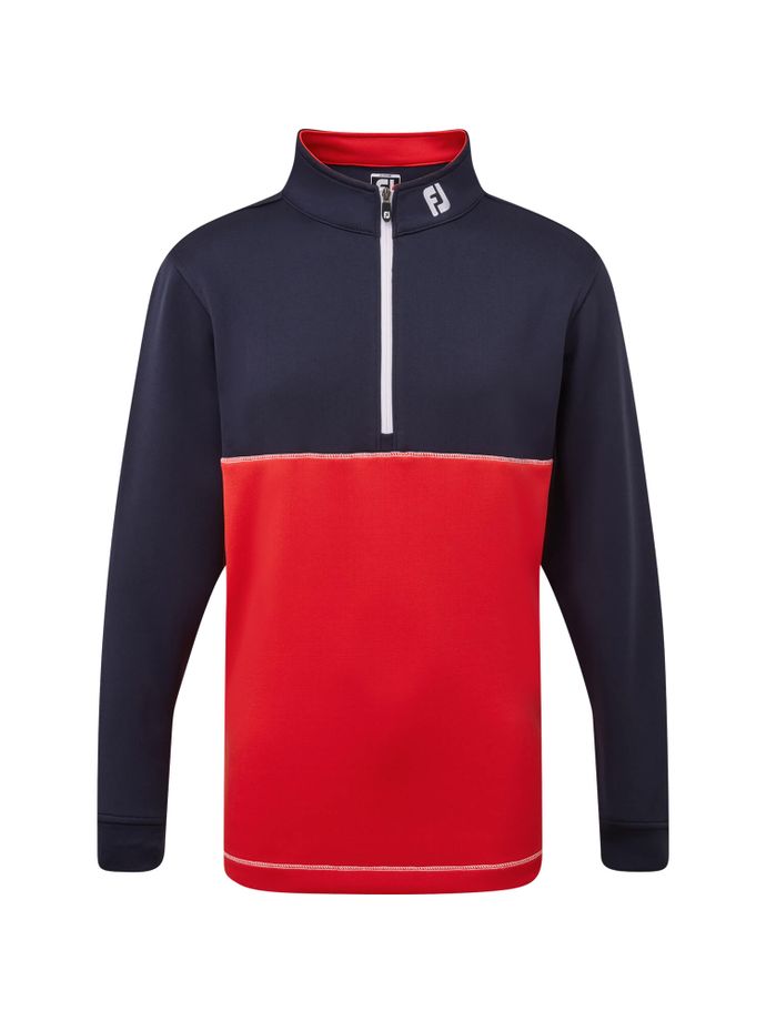 FootJoy Layer Colour Block Chill-Out 1/2-Zip, navy/rosso