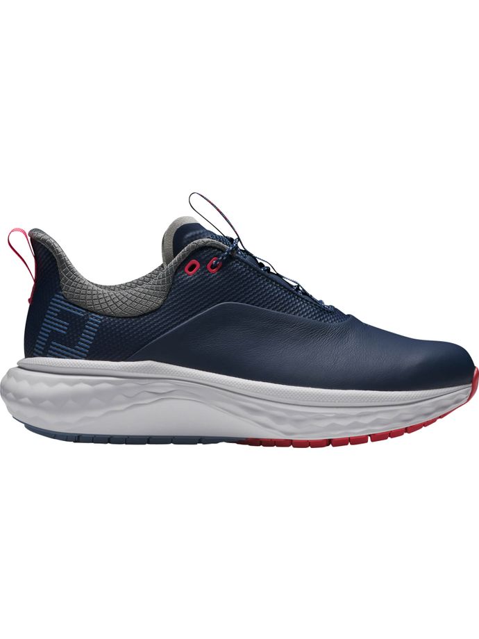 FootJoy Zapatos de golf Quantum, azul marino/blanco