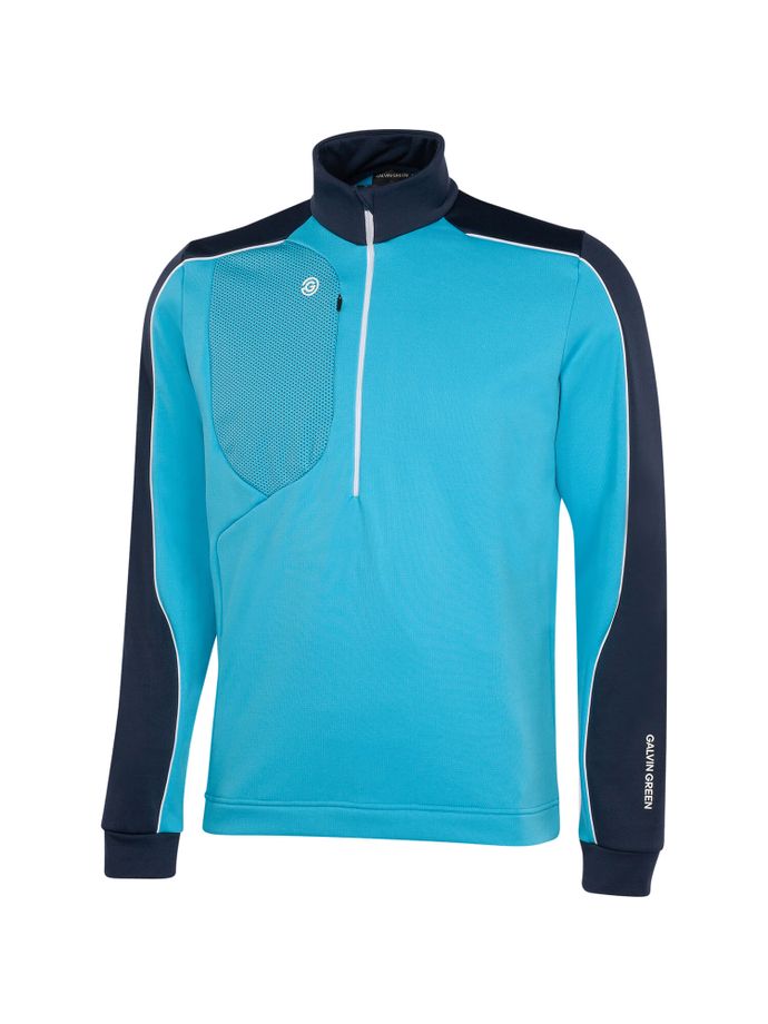 Galvin Green Layer Dave 1/2-Zip, bleu/marine