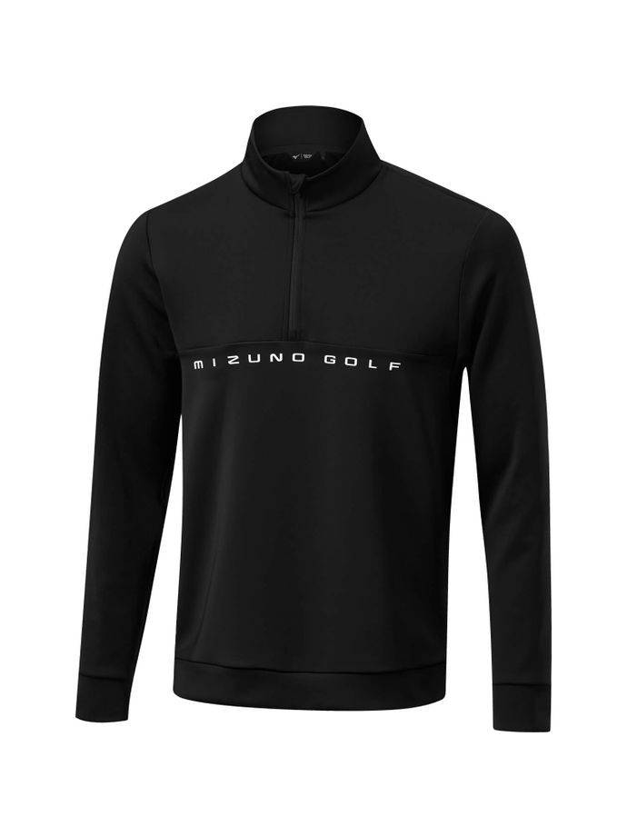 Mizuno Layer Trace 1/4 Zip, noir