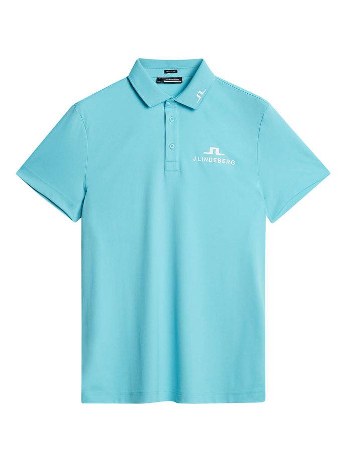 J. LINDEBERG Polo KV Tour Solid, light blue