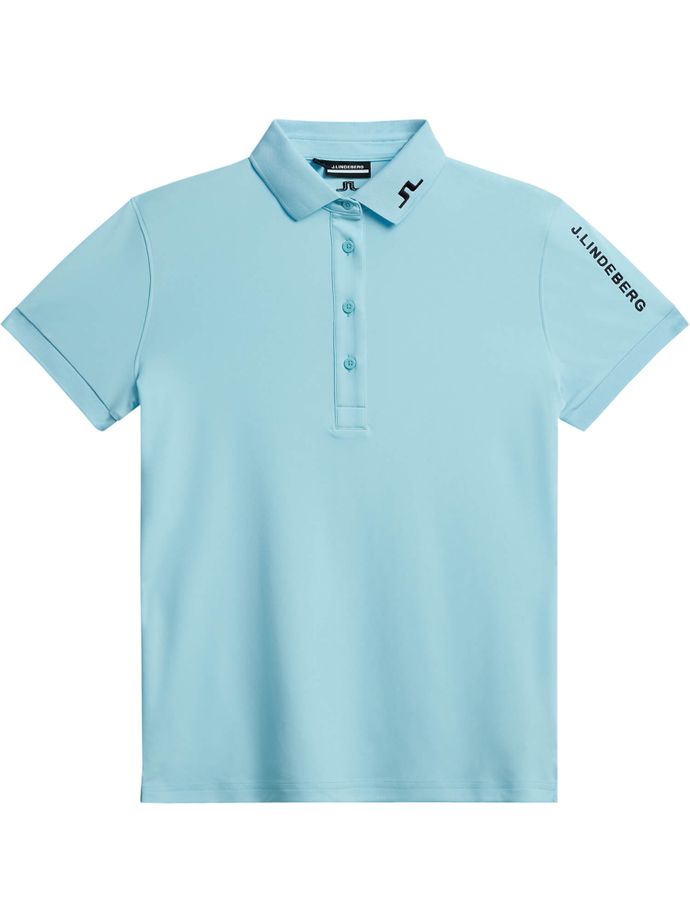 J. LINDEBERG Polo Tour Tech, azul claro