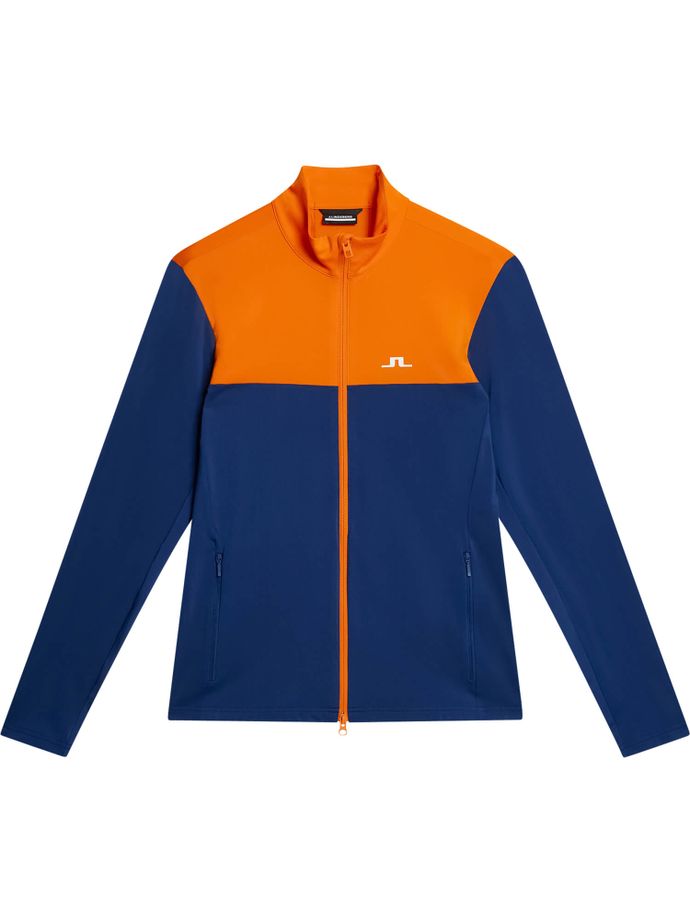 J. LINDEBERG Layer Banks Mid, dark blue/orange