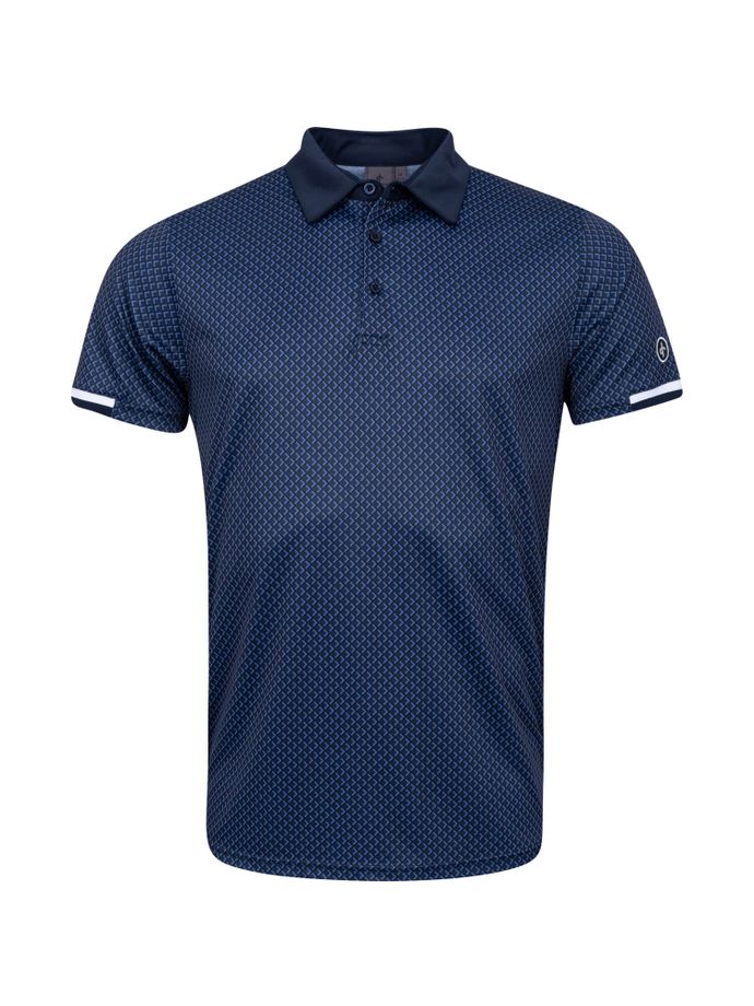 Cross Brassie poloshirt, korte mouw, marine