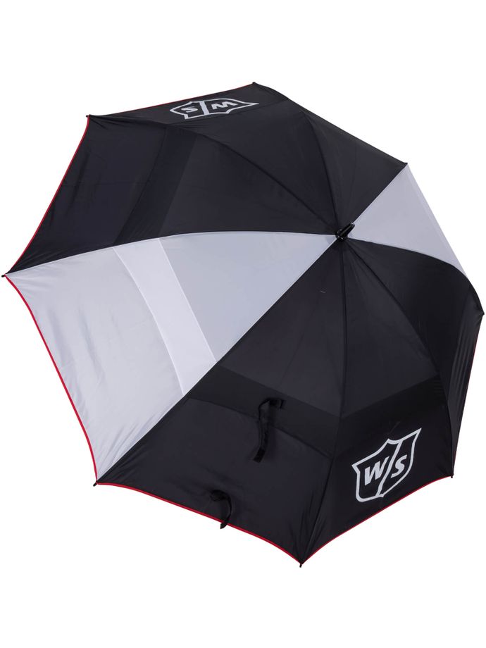 Wilson Staff Paraguas de golf, negro/blanco