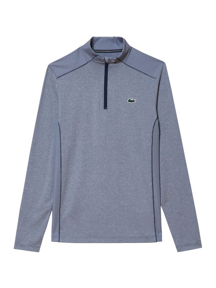 LACOSTE Capa 1/4 cremallera, gris