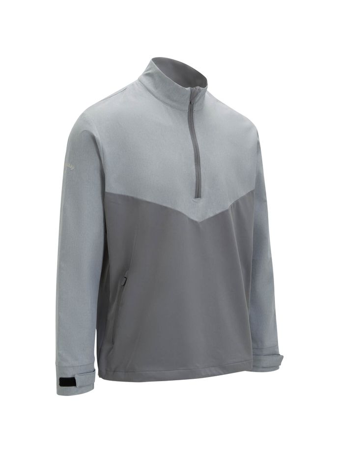 Callaway Capa Heathered Wind 1/4-Zip, gris/gris claro