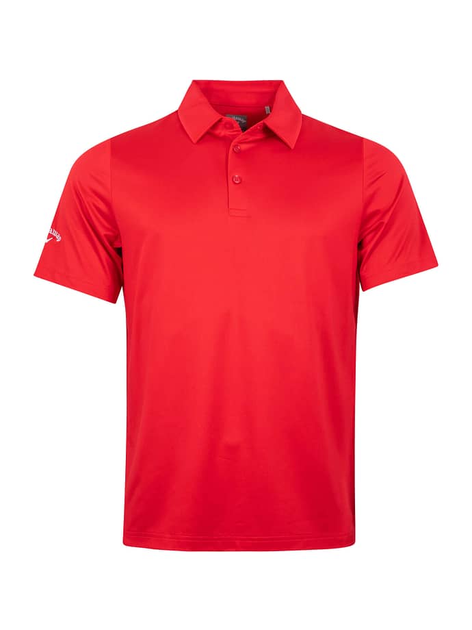 Callaway Polo Swing Tech Solid, manica corta, rosso