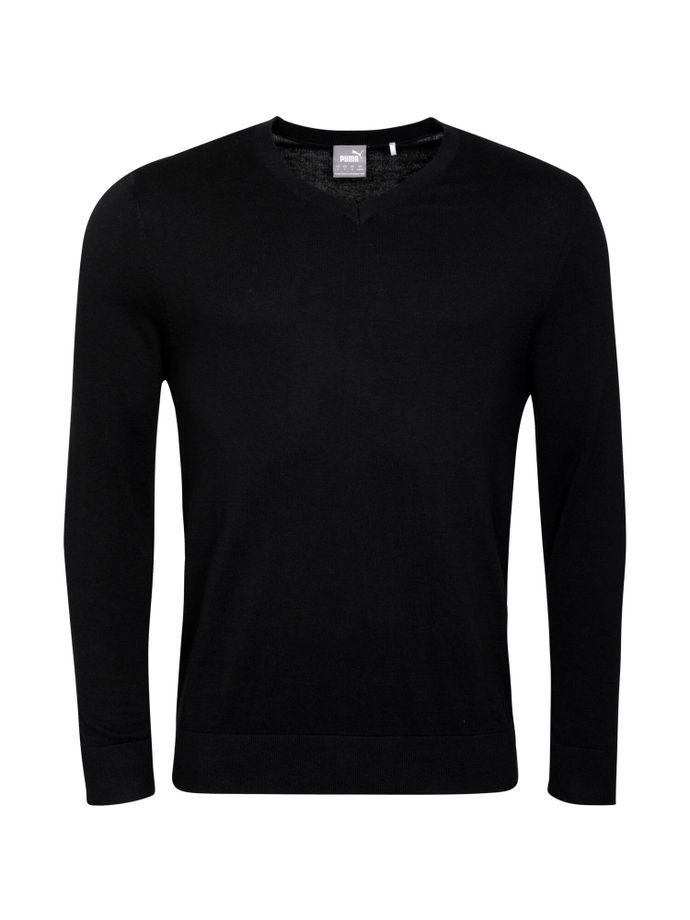 Puma Pullover Team V-Neck, black