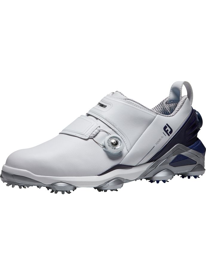 FootJoy Scarpe da golf Tour Alpha, bianco/blu