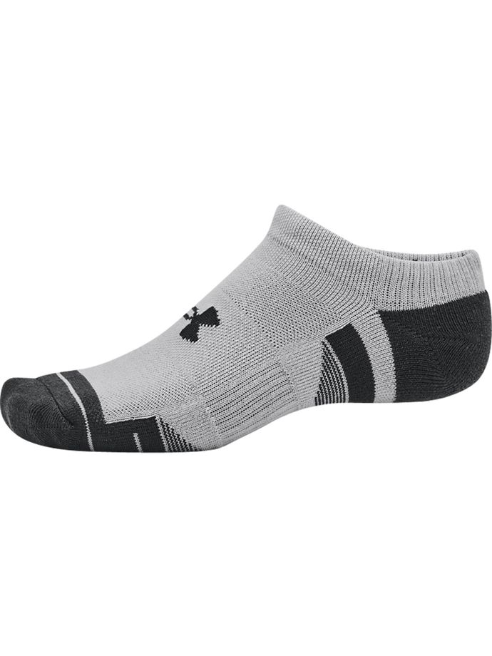 Under Armour Performance Tech socks, white/grey