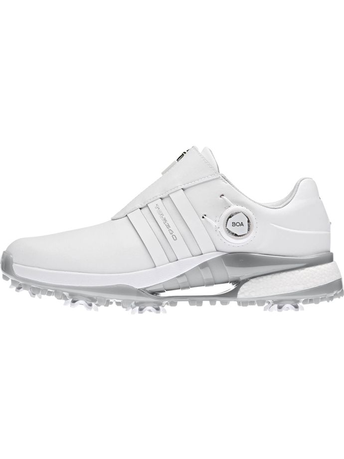 adidas Tour360 BOA golfschoenen, wit/zilver