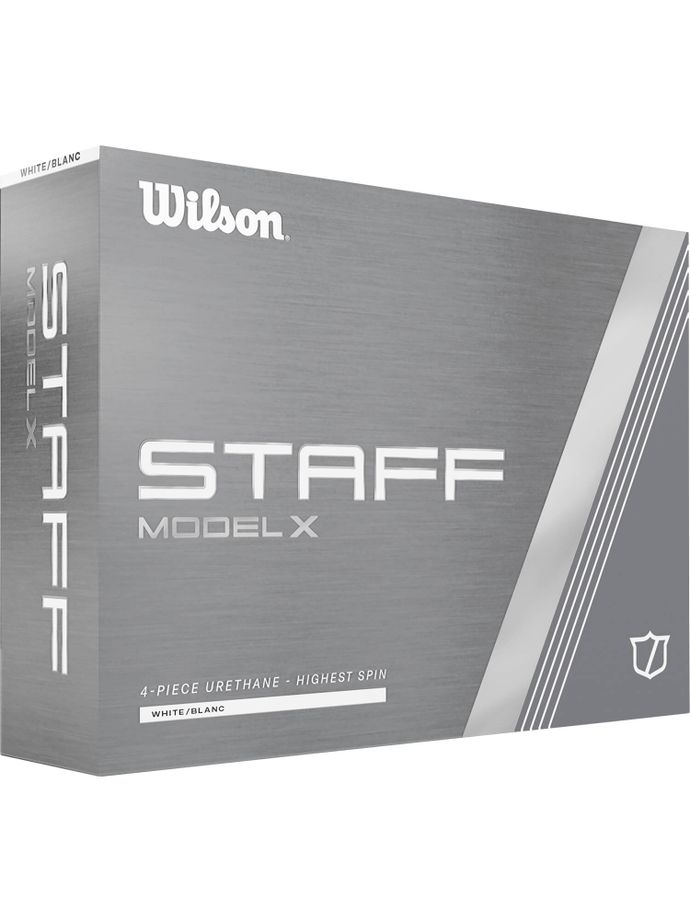 Wilson Staff Piłki golfowe Model X - opakowanie 12 sztuk, biały