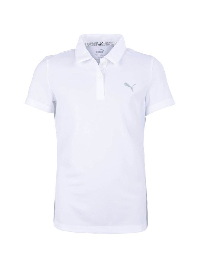 Puma Polo Essential, manga corta, blanco