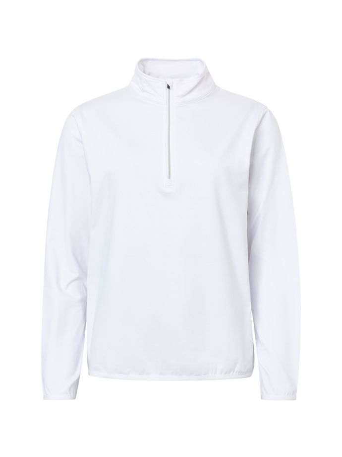 Abacus Layer Cradoc Fleece 1/2-Zip, weiß