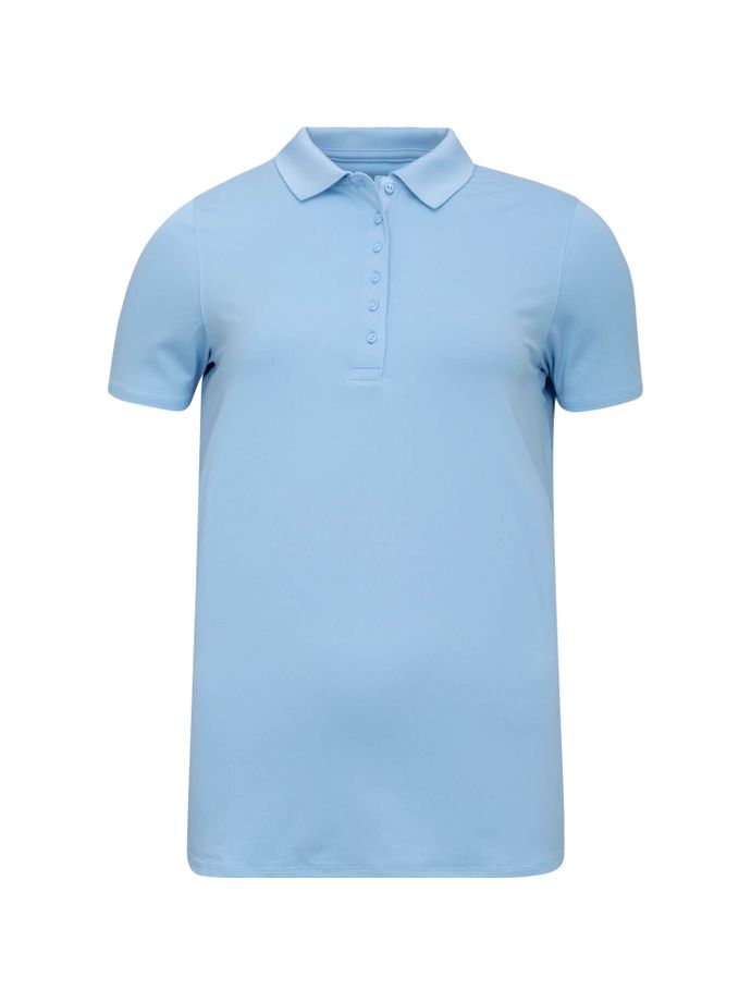 Puma Polo Shirt Team Cloudspun, short sleeve, light blue