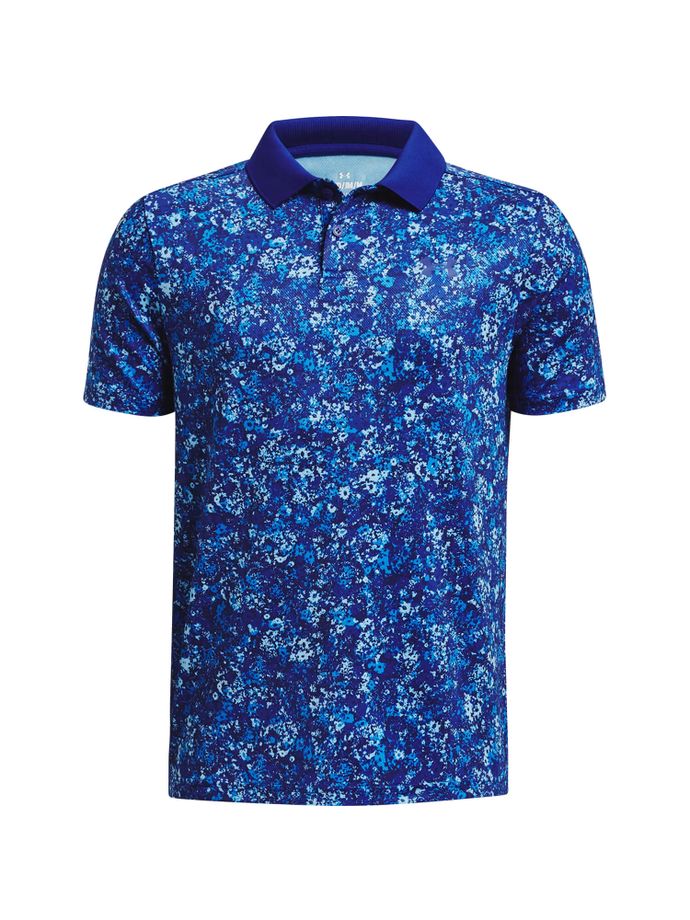 Under Armour Polo Performance Floral Speckle, dark blue/blue/light blue