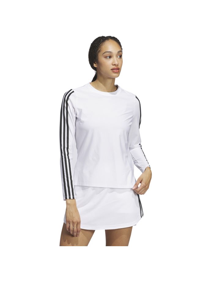 adidas Maglietta Ultimate365 Twistknit, langarm, bianco