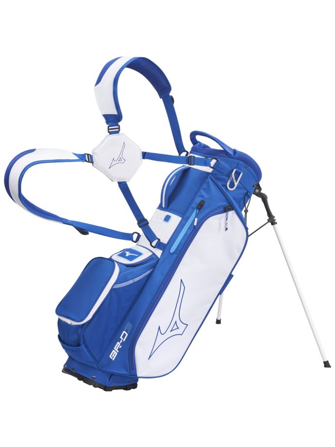 Mizuno Standbag BR-D3, blau/weiß