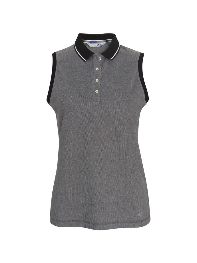 Brax Golf Poloshirt Sabrina, ärmellos, svart